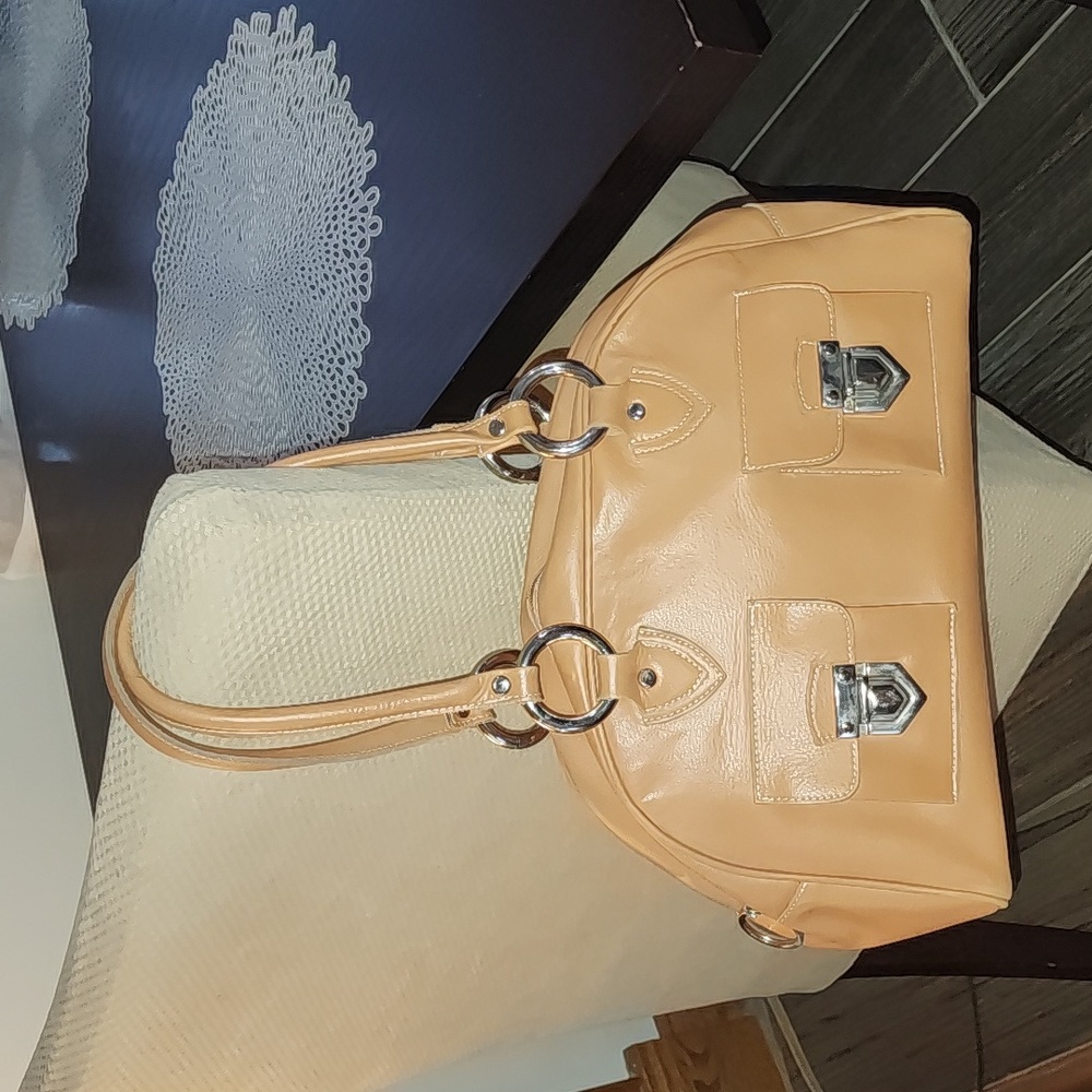 Genuine leather shoulder bag